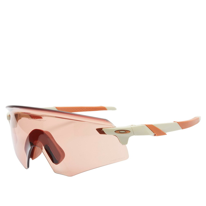 Photo: Oakley Women's Encoder Sunglasses in Matte Sand/Prizm Berry 