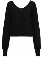 LES TIEN - Double V Roll Neck Sweatshirt