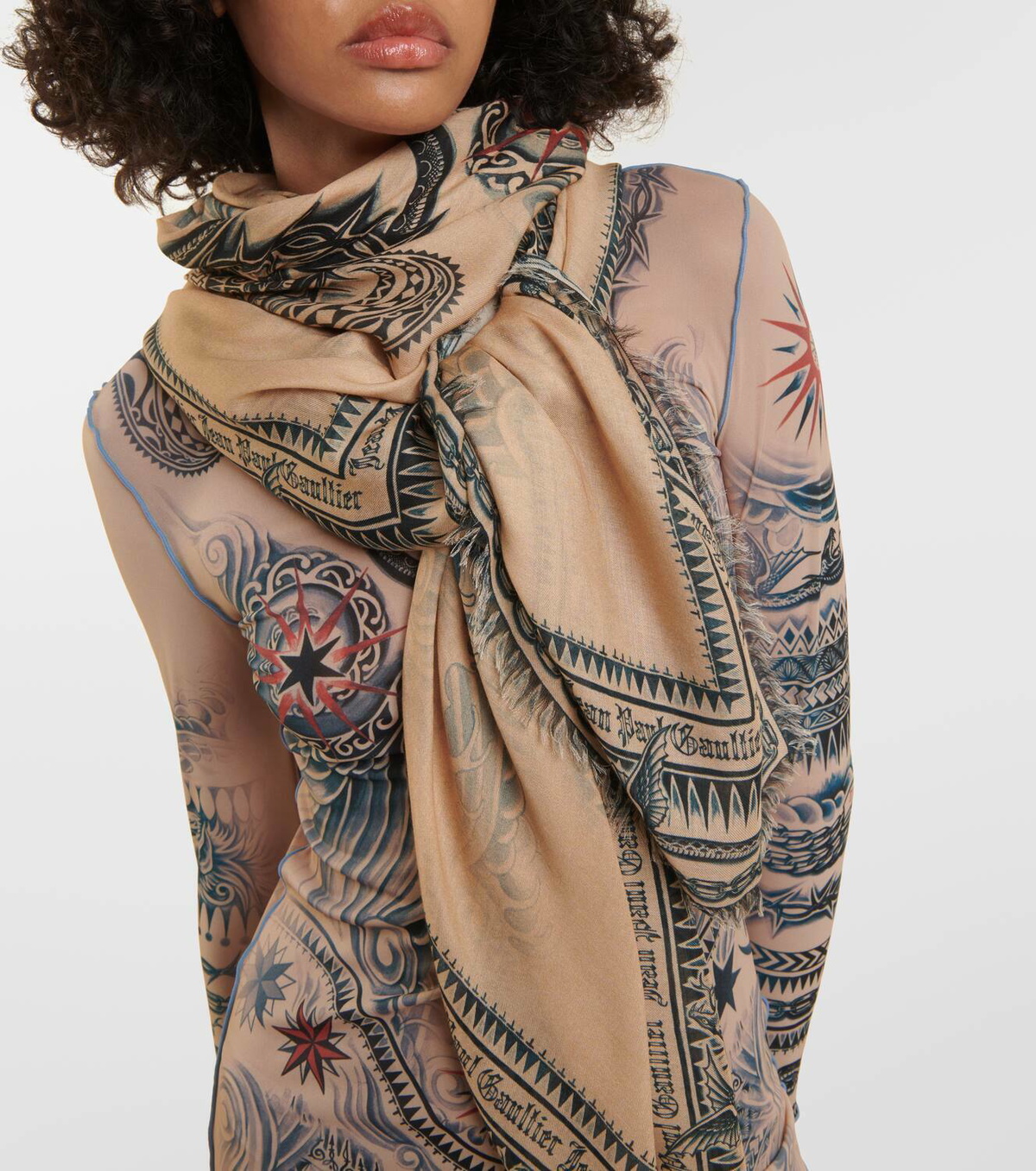 Jean Paul Gaultier Mariniere Tattoo High Neck Long Sleeve Top – Antidote  Fashion and Lifestyle