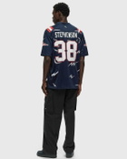 Fanatics Nike X Hard New England Patriots Game Jersey Rahmondre Stephenson  38 Blue Jerseys