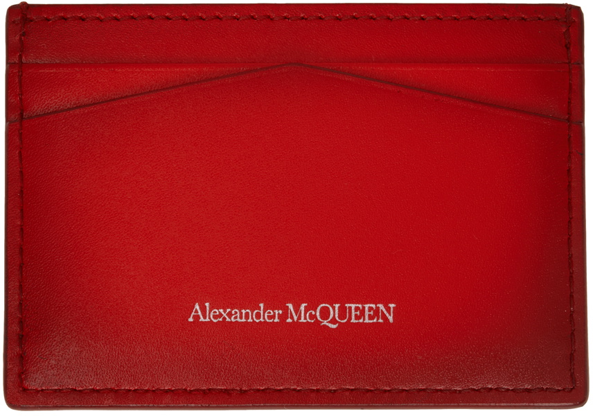 【ALEXANDER McQUEEN】 Skull Card Holder - Red Alexander McQueen - Skull Card Holder | HBX - Globally
