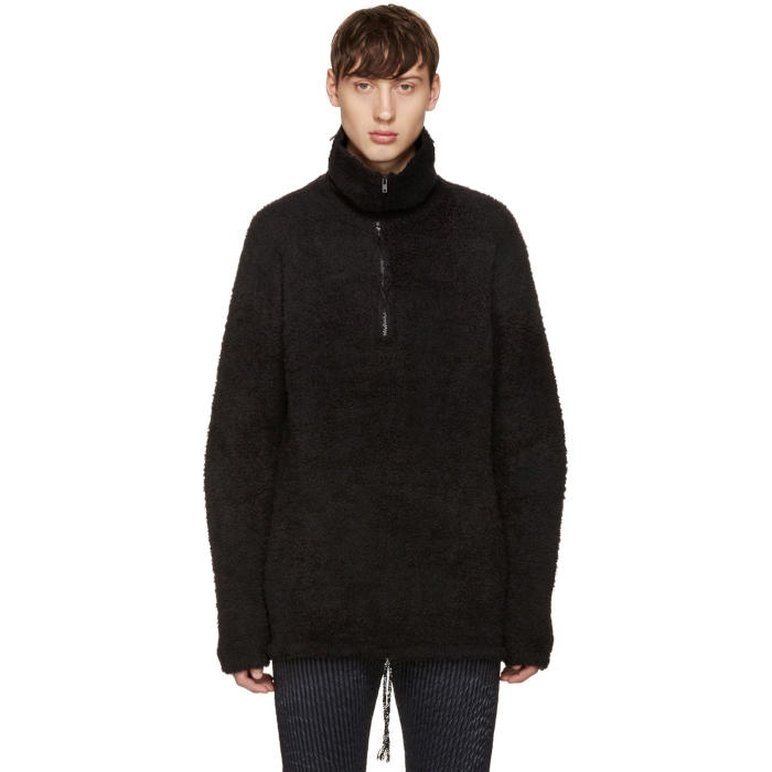 Photo: Maison Margiela Black Zippered Turtleneck