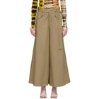ASAI Tan Cargo Pocket Gown Trousers