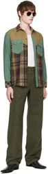 Isabel Marant Green & Brown Sacha Shirt