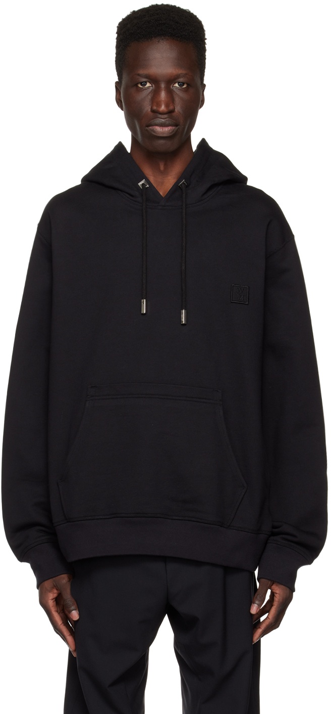 Wooyoungmi Black Pyramid Hoodie Wooyoungmi