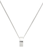 MM6 Maison Margiela Silver Ring Pendant Necklace