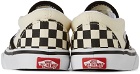 Vans Baby Black & Off-White Checkerboard Classic Slip-On Sneakers