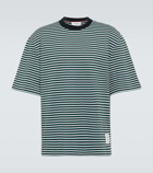 Thom Browne Striped oversized cotton T-shirt