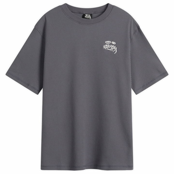 Photo: Karma8a Men's Rive Gaufre T-Shirt in Charcoal