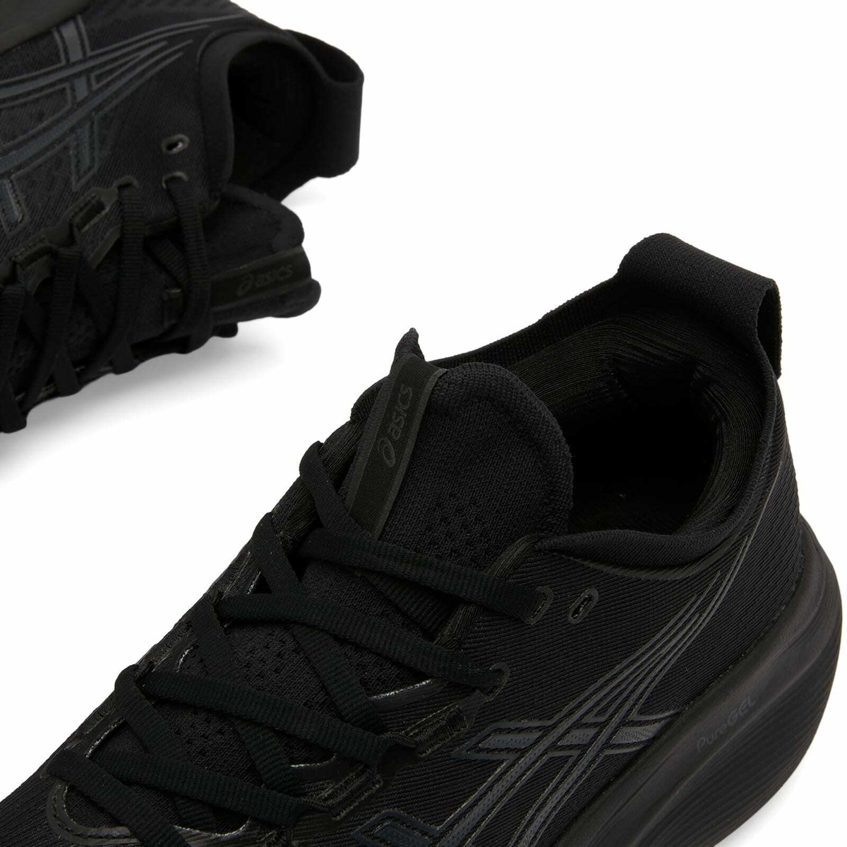 Asics Running GEL-NIMBUS 27 in Black/Graphite Grey