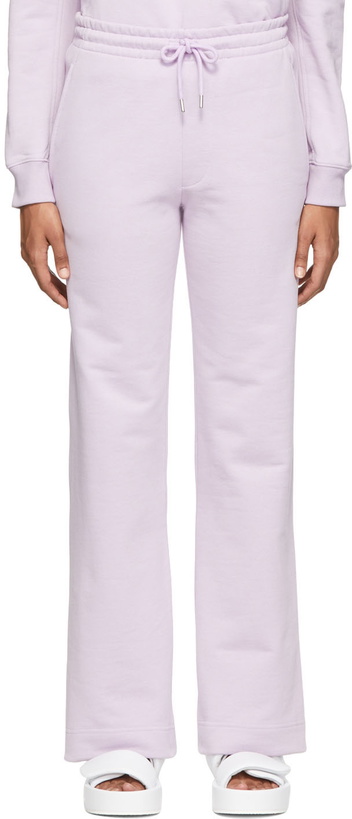 Photo: Dries Van Noten Purple Terry Lounge Pants