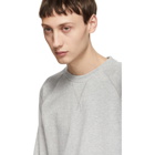 Y-3 Grey Back Logo Classic Crew Sweatshirt