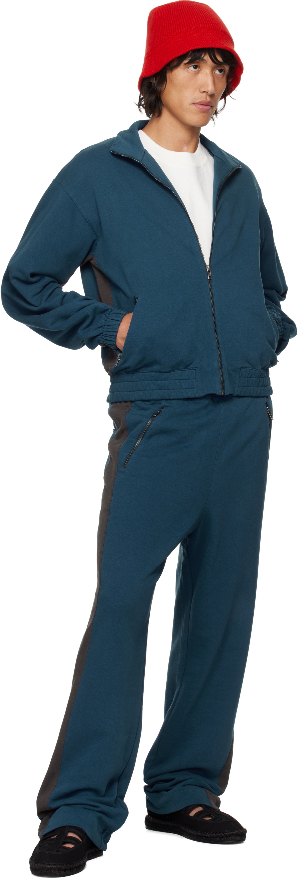 Gimaguas Navy Swan Track Pants