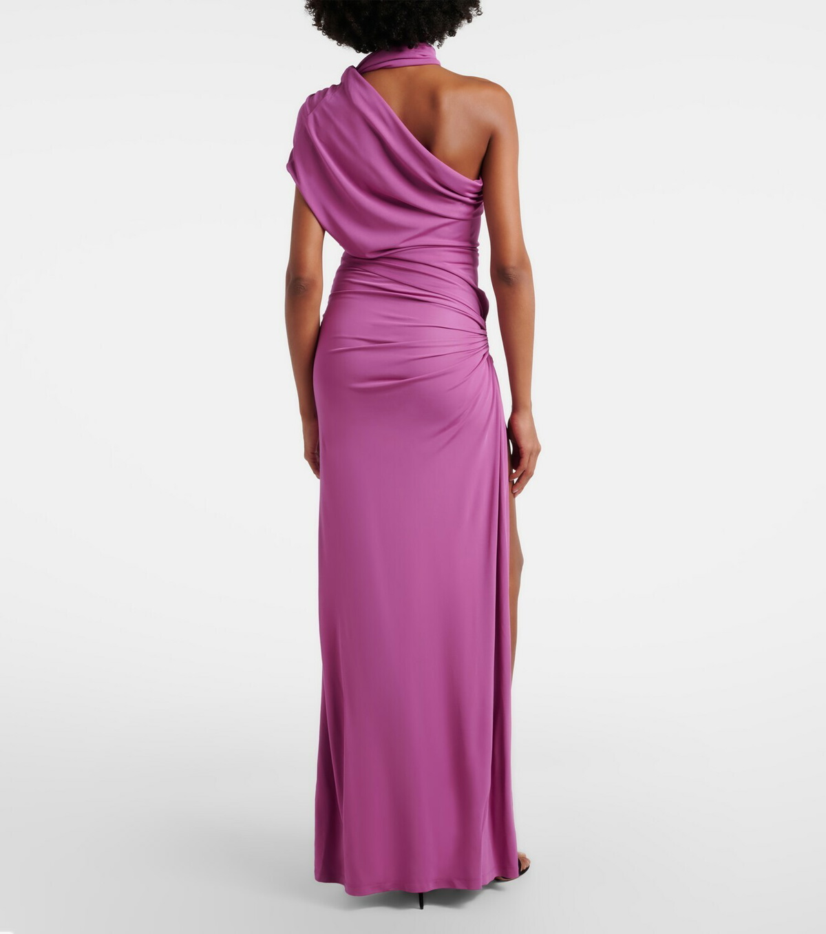 Christopher Esber Embellished halterneck jersey gown