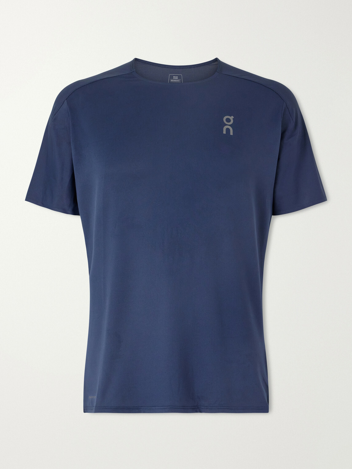 On - Performance-T Stretch Recycled DryTec™ and Mesh T-Shirt - Blue