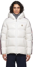 Moncler White Dincer Down Jacket