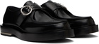 Jil Sander Black Leather Loafers