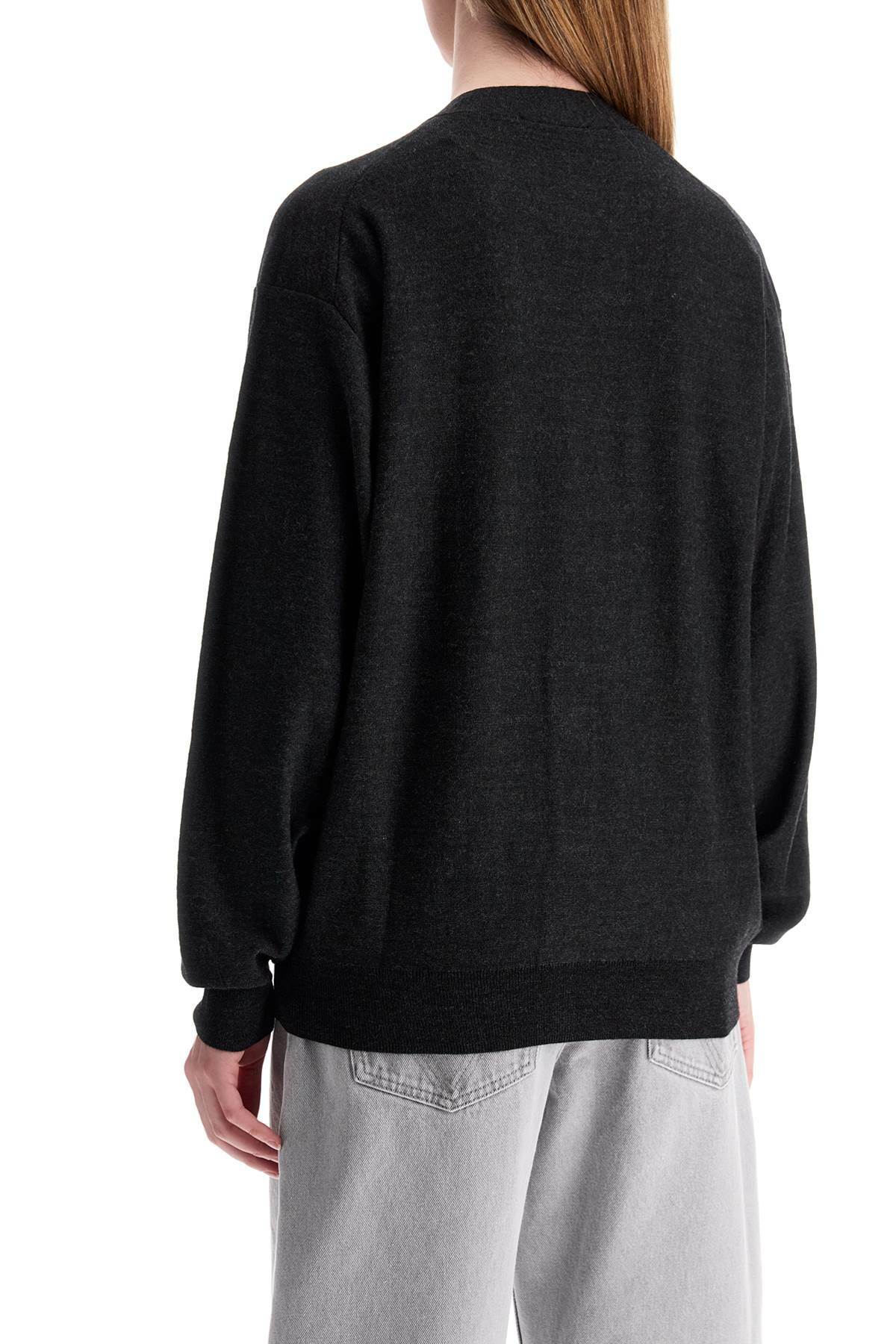 LEMAIRE convertible wool cardigan for all Grey Lemaire