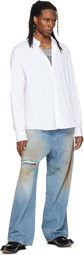 VETEMENTS White Work-In-Progress Classic Shirt