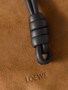 LOEWE - Flamenco Suede and Leather Backpack