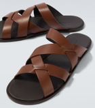 Manolo Blahnik Marvin leather sandals