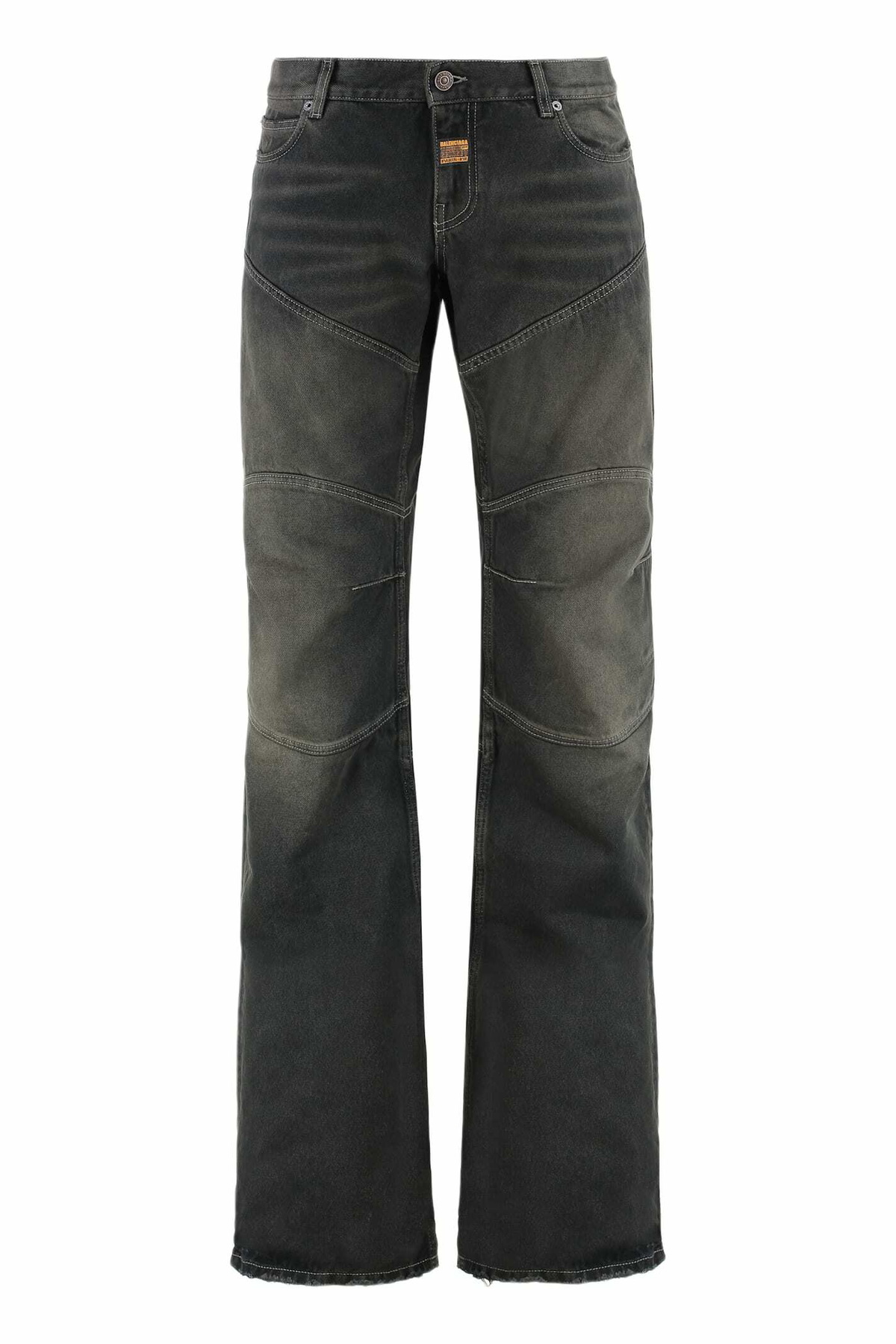 Balenciaga - Wide-Leg Distressed Jeans - Blue Balenciaga