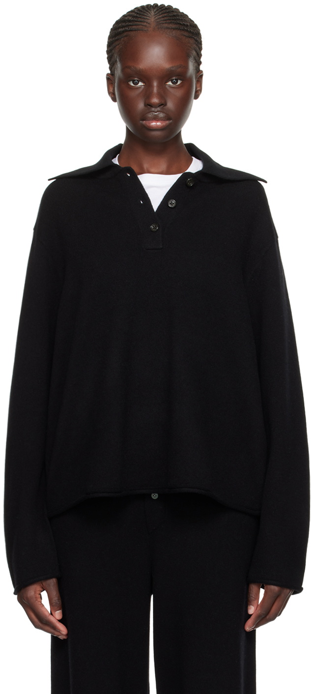 GUEST IN RESIDENCE - Woman - Black - POLO SHIRTS