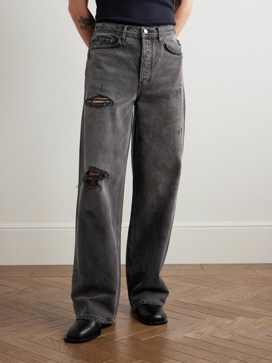 Enfants Riches Déprimés - Corpse Pose Wide-Leg Distressed Enfants Riches Déprimés - Corpse Pose Wide-Leg Distressed