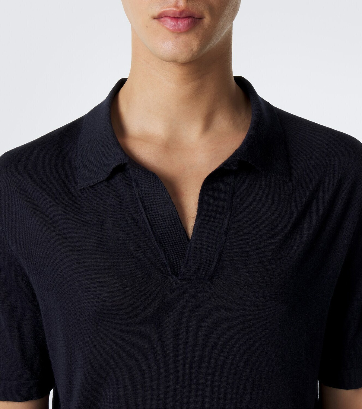 Gabriela Hearst Stendahal cashmere and silk polo shirt