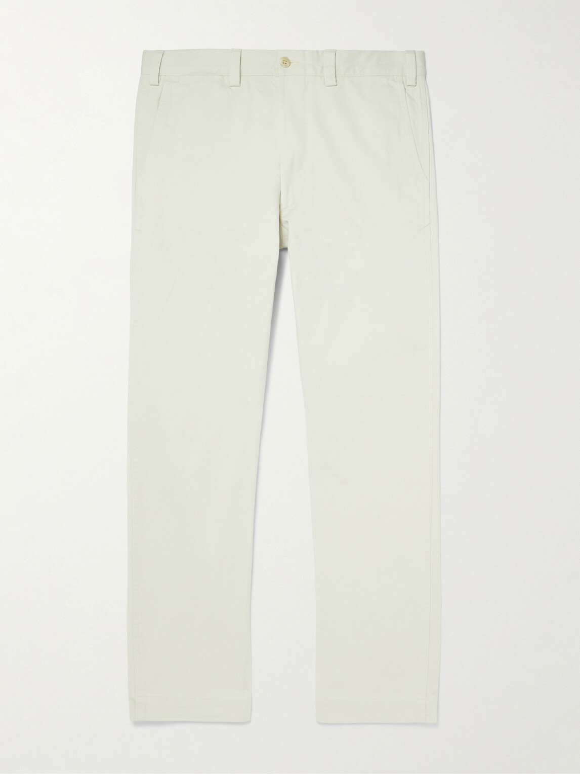 Polo Ralph Lauren - Straight-Leg Cotton-Twill Trousers - Neutrals
