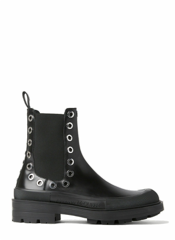 Photo: Alexander McQueen - Eyelet Boots in Black