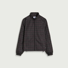 Butter Goods Men's Plaid Nylon Jacket in Burgundy