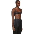 Ann Demeulemeester Black Soft Tulle Bralette