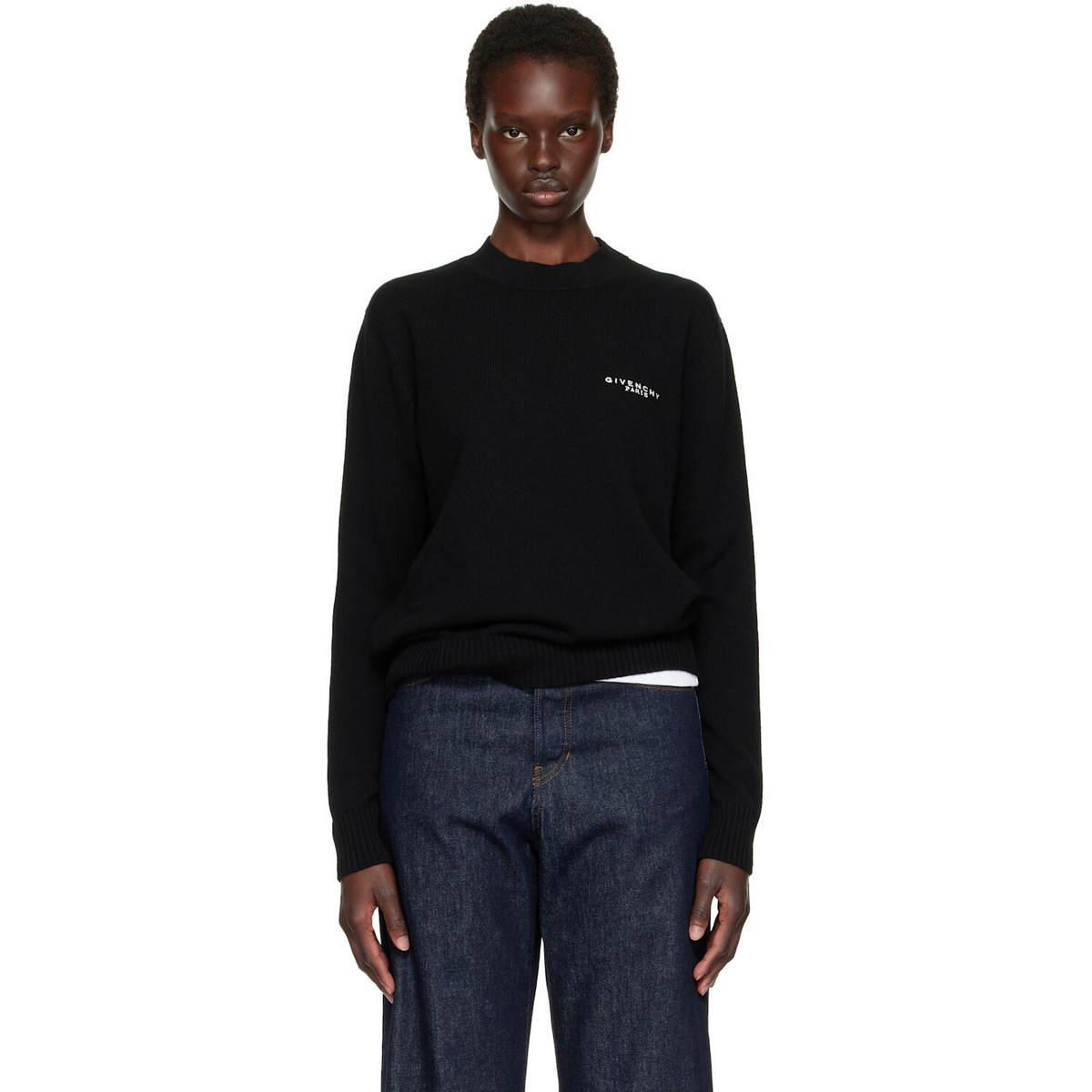 Givenchy Black Wool & Cashmere Sweater