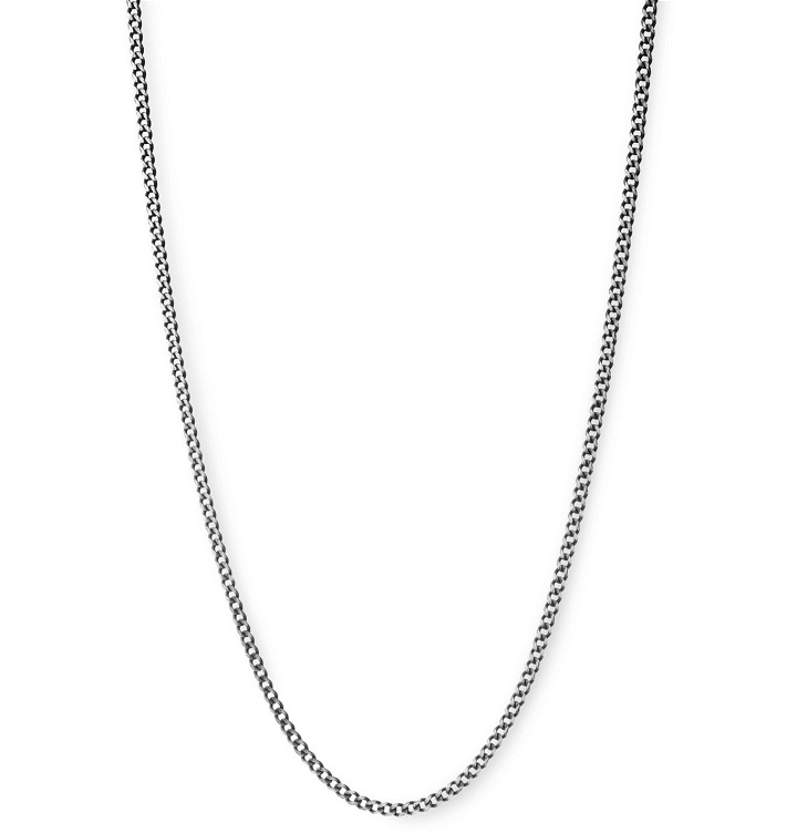 Photo: Miansai - Oxidised Silver Chain Necklace - Silver