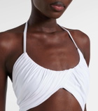 Alaïa Draped halterneck swimsuit