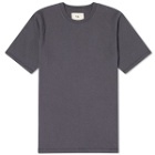 Folk Men's Contrast Sleeve T-Shirt in Soft Black