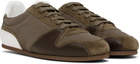 Moschino Brown & White Tennis Sneakers