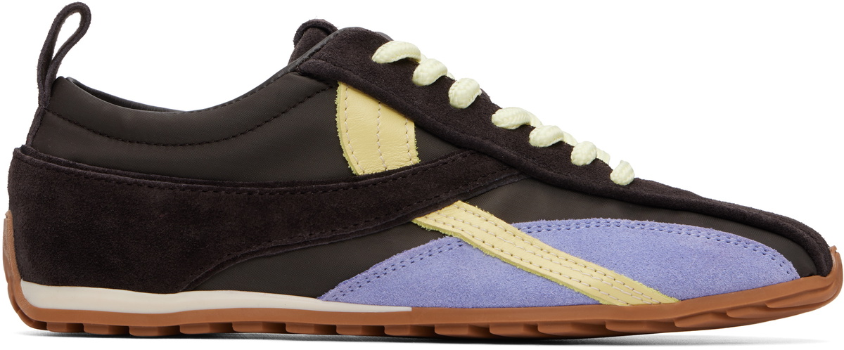 Alohas Brown Tb.304 Nylon Leather Sneakers