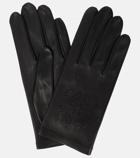 Loewe Anagram leather gloves