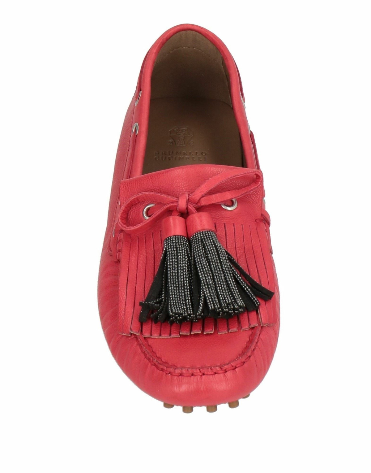 Brunello Cucinelli Womens Loafers in Red
