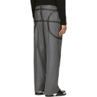 Givenchy Grey Basketball Pillar Trousers