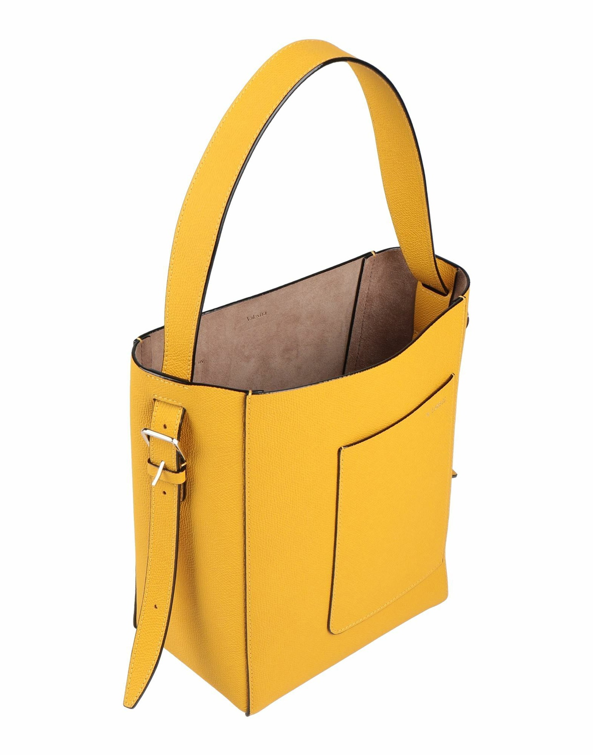 Valextra Borsa Secchiello Piccola Soft Womens Shoulder bag in Mandarin