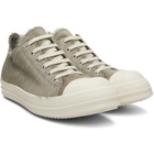 Rick Owens Gray Tower Low Sneaks Sneakers