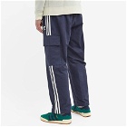 Adidas Men's 3 Stripe Cargo Pant in Shadow Navy