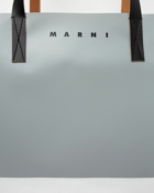 Marni Shopping Bag Grey|White - Mens - Bags