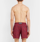 Vilebrequin - Mahina Mid-Length Printed Swim Shorts - Men - Red