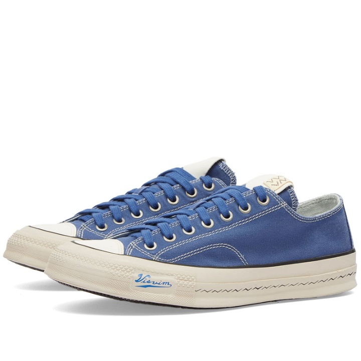 Photo: Visvim Men's Skagway Lo Sneakers in Blue