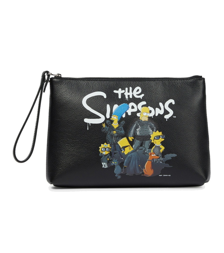 Photo: Balenciaga - x The Simpsons TM & © 20th Television leather pouch