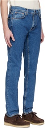 Nudie Jeans Blue Lean Dean Jeans